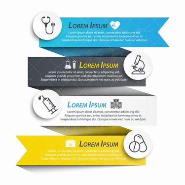 وکتور اینفوگرافی سه بعدی رنگی وکتور اینفوگرافی گرافیکی5