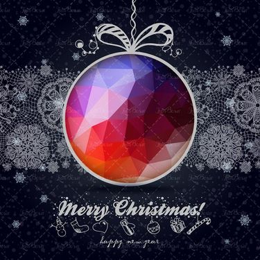 وکتور بک گراند زمستان وکتور ترئین درخت کریسمس