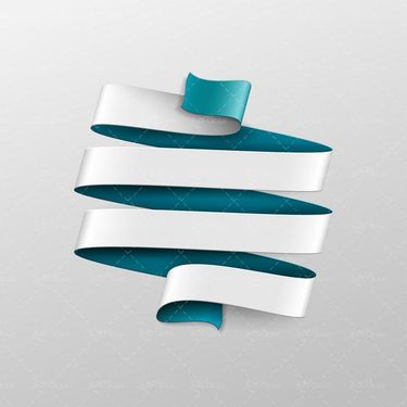 وکتور لیبل رنگی وکتور برچسب سه بعدی وکتور روبان6