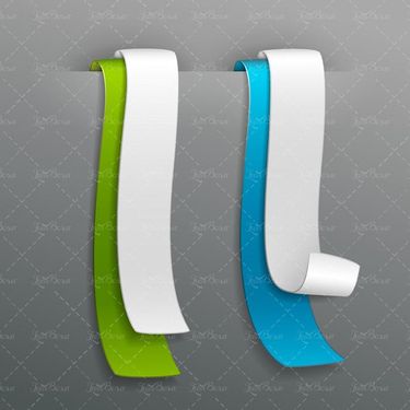 وکتور لیبل رنگی وکتور برچسب سه بعدی وکتور روبان12