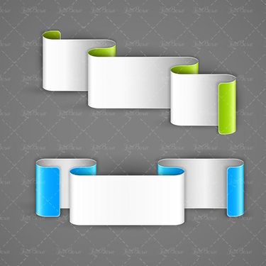 وکتور روبان قرمز وکتور برچسب رنگی وکتور ربان گرافیکی4