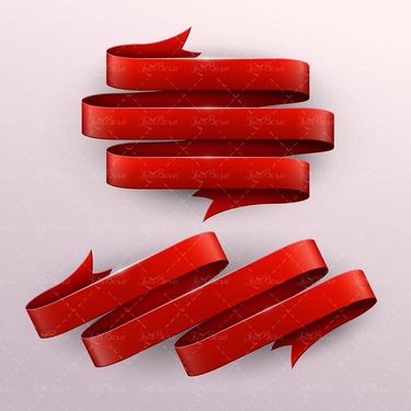 وکتور روبان قرمز وکتور برچسب رنگی وکتور ربان گرافیکی10