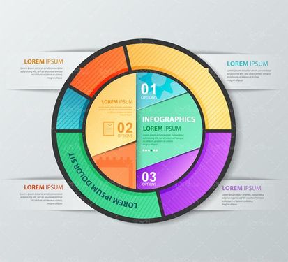 وکتور اینفوگرافی گرافیکی وکتور اینفوگرافی رنگی8