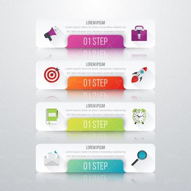 وکتور اینفوگرافی گرافیکی وکتور اینفوگرافی رنگی13