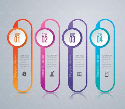 وکتور اینفوگرافی گرافیکی وکتور اینفوگرافی رنگی22