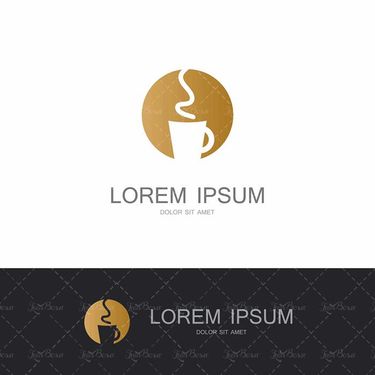 وکتور فنجان قهوه وکتور لوگو کافی شاپ