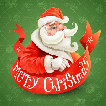 وکتور بابا نوئل, وکتور لوازم تزئین درخت کریسمس,