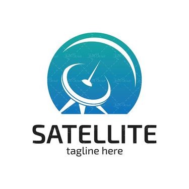 وکتور رسیور وکتور ماهواره وکتور دیش ماهواره لوگو دیش