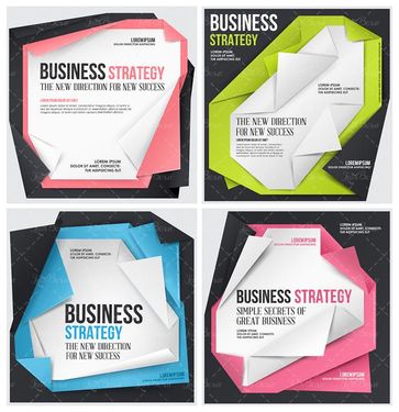 وکتور لیبل گرافیکی وکتور برچسب رنگی 2