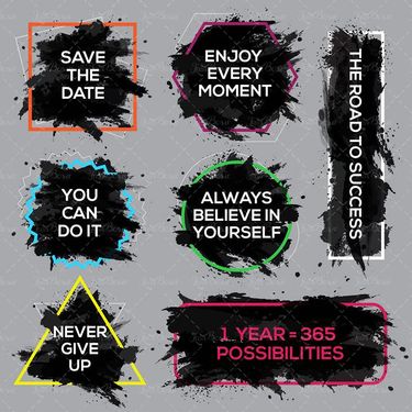 وکتور لیبل گرافیکی وکتور برچسب جوهری