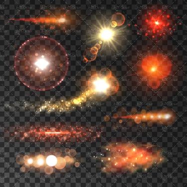 وکتور جلوه نور  وکتور تابش نور وکتور نور رنگی2