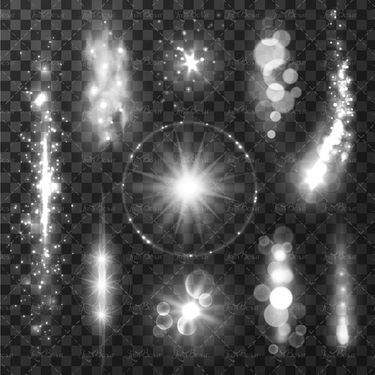 وکتور جلوه نور  وکتور تابش نور وکتور نور سفید 1