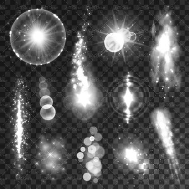 وکتور جلوه نور  وکتور تابش نور وکتور نور سفید 2