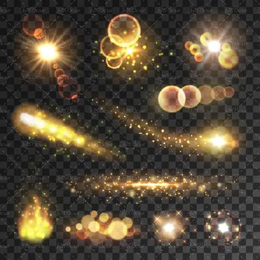 وکتور جلوه نور  وکتور تابش نور وکتور نور سفید 3