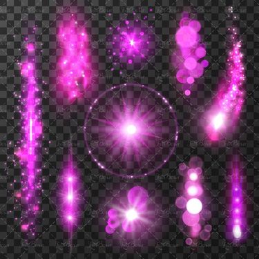 وکتور جلوه نور  وکتور تابش نور وکتور نور رنگی 16