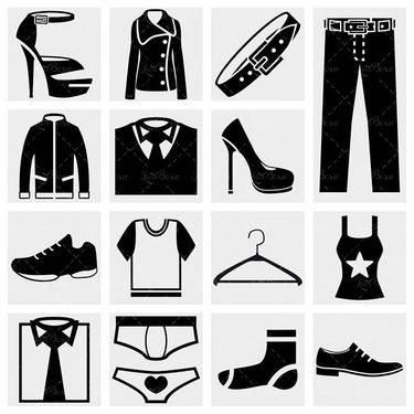 وکتور لباس زنانه وکتور کفش لژدار وکتور شلوار کمربند