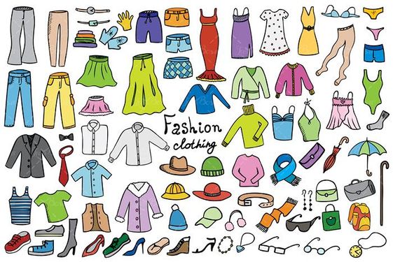 وکتور لباس زنانه وکتور کفش لژدار وکتور لباس زیر