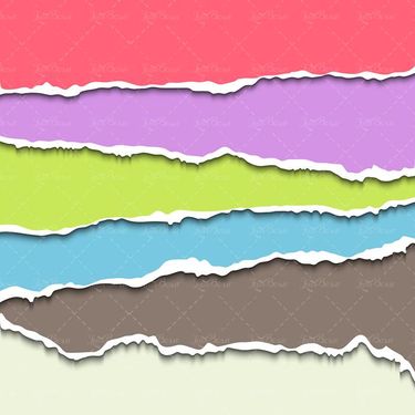 وکتور کاغذ رنگی وکتور پارگی نامنظم کاغذ گرافیکی