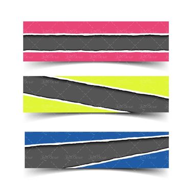 وکتور گوشه تصویر رنگی وکتور تیکه کاغذ وکتور کاغذ رنگی1