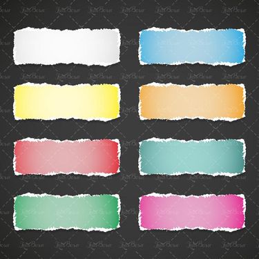 وکتور کاغذ رنگی وکتور لیبل وکتور برچسب گرافیکی 1