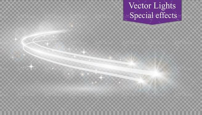 وکتور جلوه نور وکتور تابش نور وکتور نور ستاره ای9