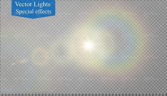 وکتور جلوه نور وکتور تابش نور وکتور اشاعه نور