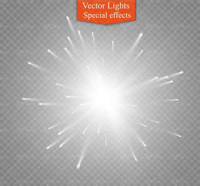 وکتور جلوه نور وکتور تابش نور وکتور  نور ستاره ای 66