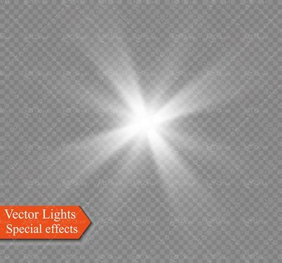 وکتور جلوه نور وکتور تابش نور وکتور نور سفید 4