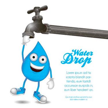 وکتور قطره آب وکتور کمبود آب وکتور خشکسالی5