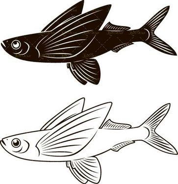 وکتور صید ماهی وکتور قلاب ماهیگیری وکتور پرورش ماهی2