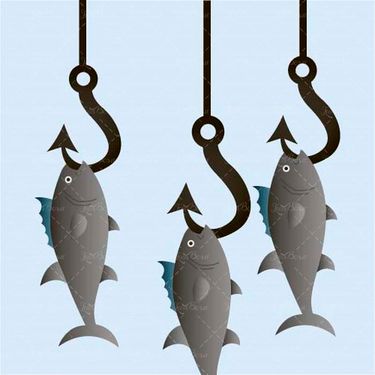 وکتور قلاب ماهیگیری وکتور لنسر ماهیگیری وکتور طعمه ماهی 3