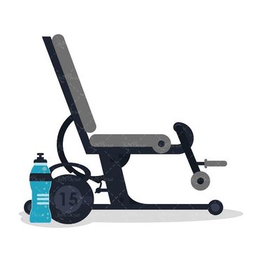 وکتور  بطری آب ورزشی  وکتور تجهیزات بدنسازی1