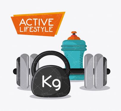 وکتور  بطری آب ورزشی   وکتور لیبل وکتور وزنه وکتور دمبل