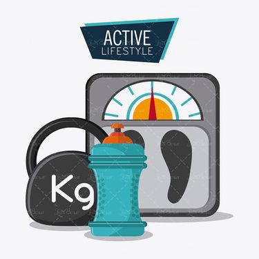 وکتور  بطری آب ورزشی   وکتور ترازوی دیجیتال  وکتور وزنه 2