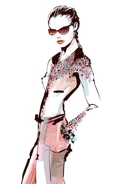 وکتور پوشاک زنانه وکتور لباسفروشی وکتور مد لباس9