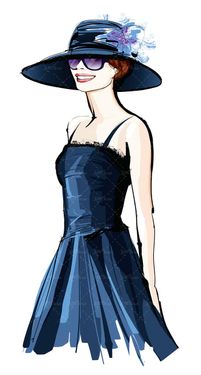 وکتور پوشاک زنانه وکتور لباسفروشی وکتور مد لباس12