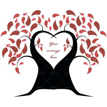 وکتور لوگو درخت وکتور درخت قلبی وکتور درخت نمادین