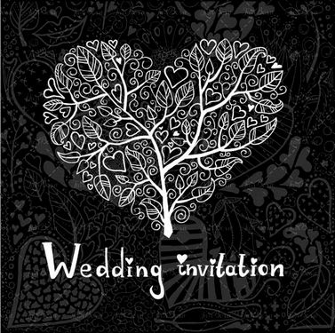 وکتور لوگو درخت وکتور درخت قلبی وکتور بک گراند تیره