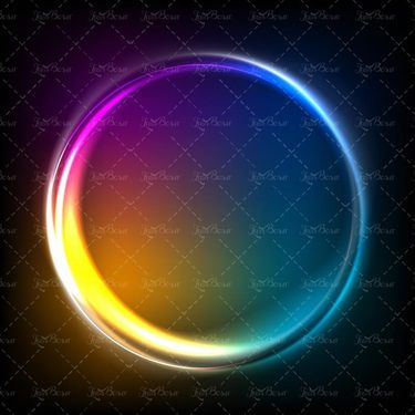 وکتور کادر دایره ای نوری وکتور قاب نور وکتور جلوه نور1