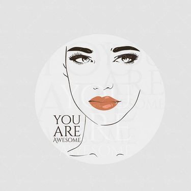 وکتور میکاپ صورت وکتور مدل موی زن وکتور سالن آرایش7