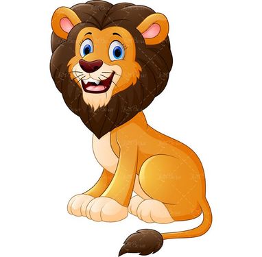 وکتور سلطان جنگل وکتور شیر جنگل وکتور شیر یال دار2