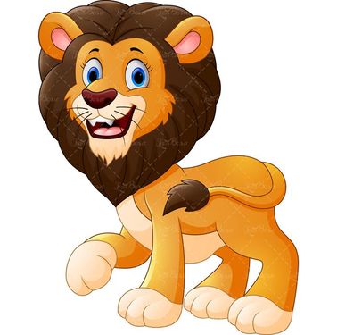 وکتور سلطان جنگل وکتور شیر جنگل وکتور شیر یال دار3