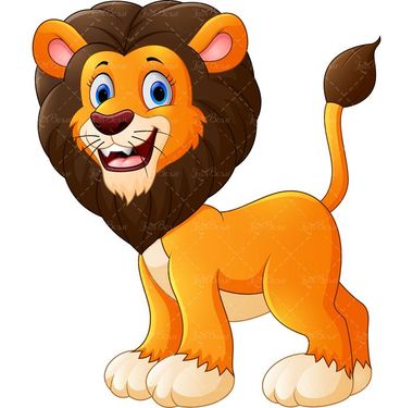 وکتور سلطان جنگل وکتور شیر جنگل وکتور شیر یال دار6