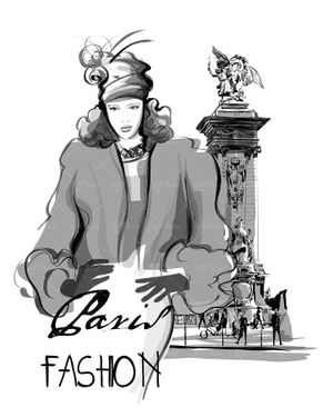 وکتور پوشاک زنانه وکتور لباسفروشی وکتور مد لباس