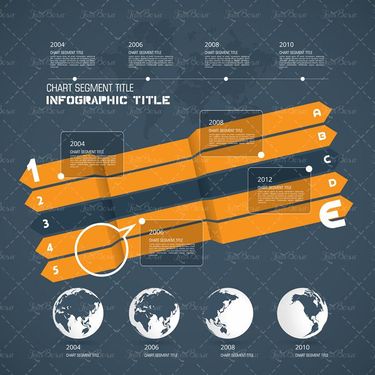 وکتور اینفوگرافی گرافیکی  وکتور اینفوگرافی رنگی 59
