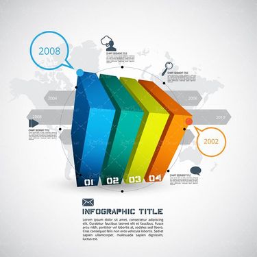 وکتور اینفوگرافی گرافیکی  وکتور اینفوگرافی رنگی 66