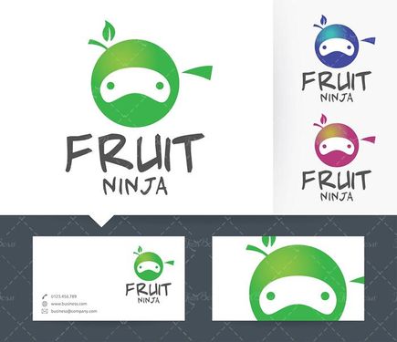 وکتور لوگو  میوه وکتور آرم میوه فروشی وکتور سوپر میوه