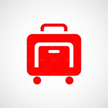 وکتور لوگو چمدان وکتور آژانس مسافرتی