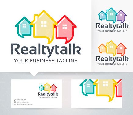 وکتور لوگو  خانه وکتور لوگو مشاور املاک وکتور خانه شیروانی