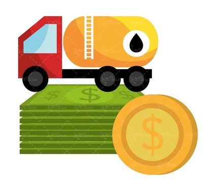 وکتور تانکر سوخت وکتور اسکناس دلار وکتور سکه